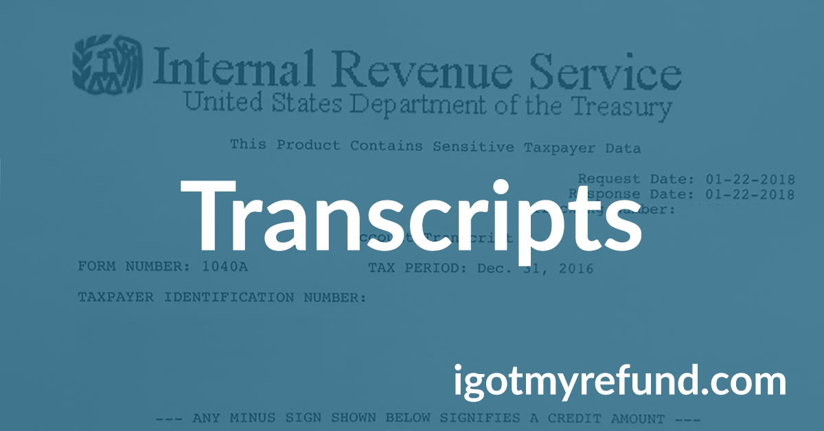 irs transcripts